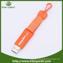 Beliebte Mode Polyester USB-Lanyards benutzerdefinierte Logo Lanyard usb